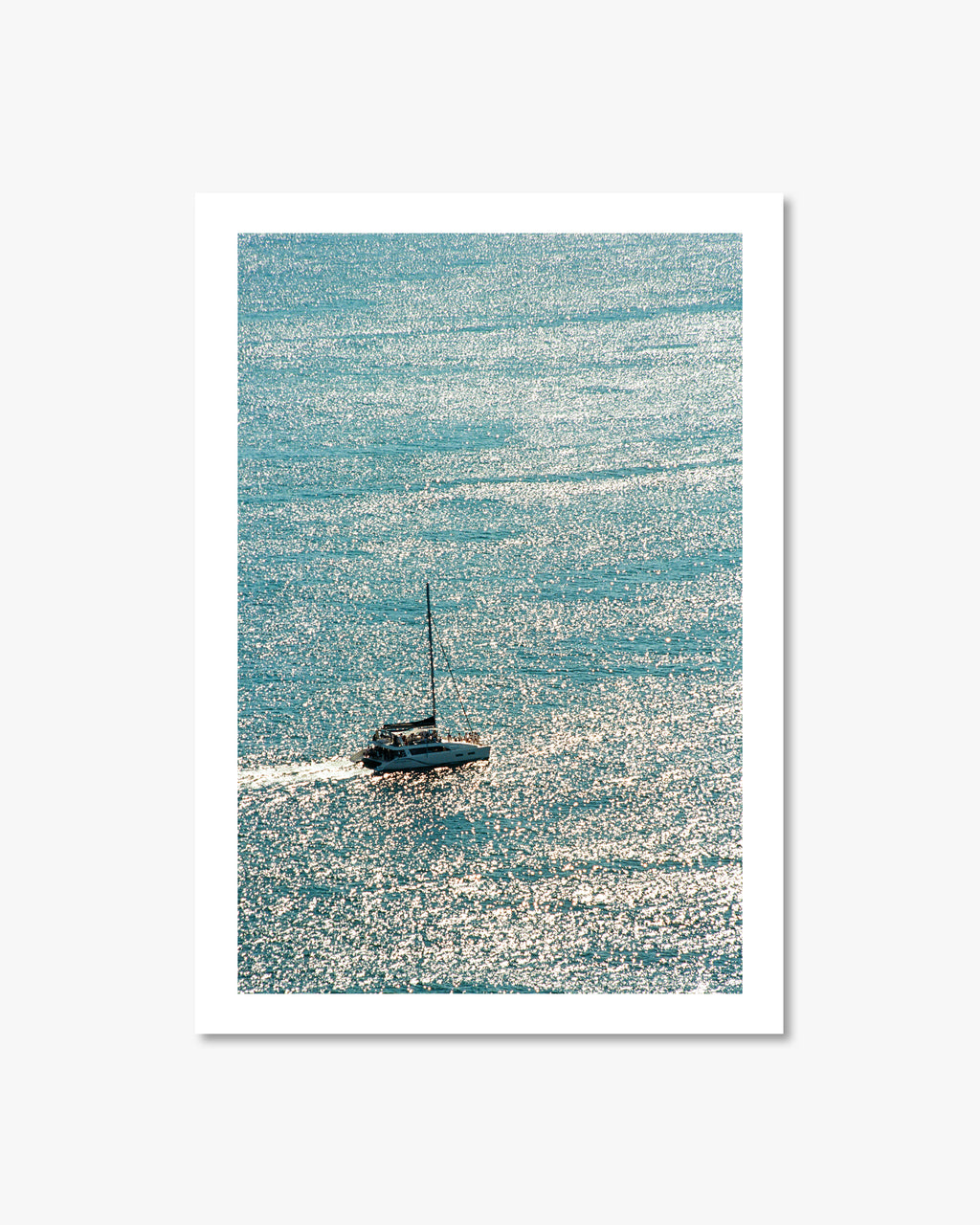 Atlantic Shimmer fine art photography print of the Atlantic Ocean, Cape Town shot on 35mm film.