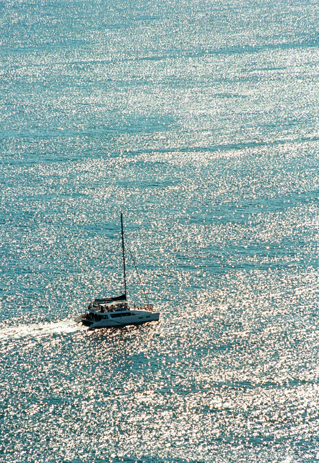 Close-up of Atlantic Shimmer 35mm film fine art print inspired by the Atlantic Ocean in Cape Town.