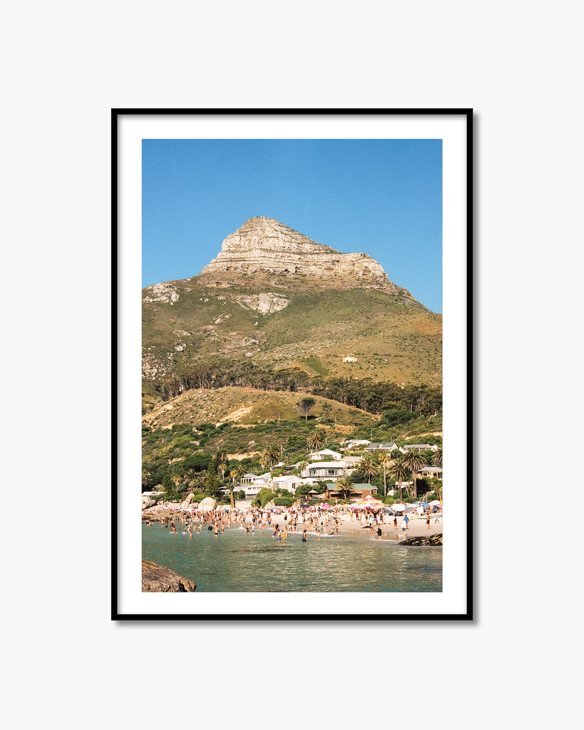 Cape Cove fine art photography print of Clifton 4th and Lion’s Head, Cape Town shot on 35mm film.