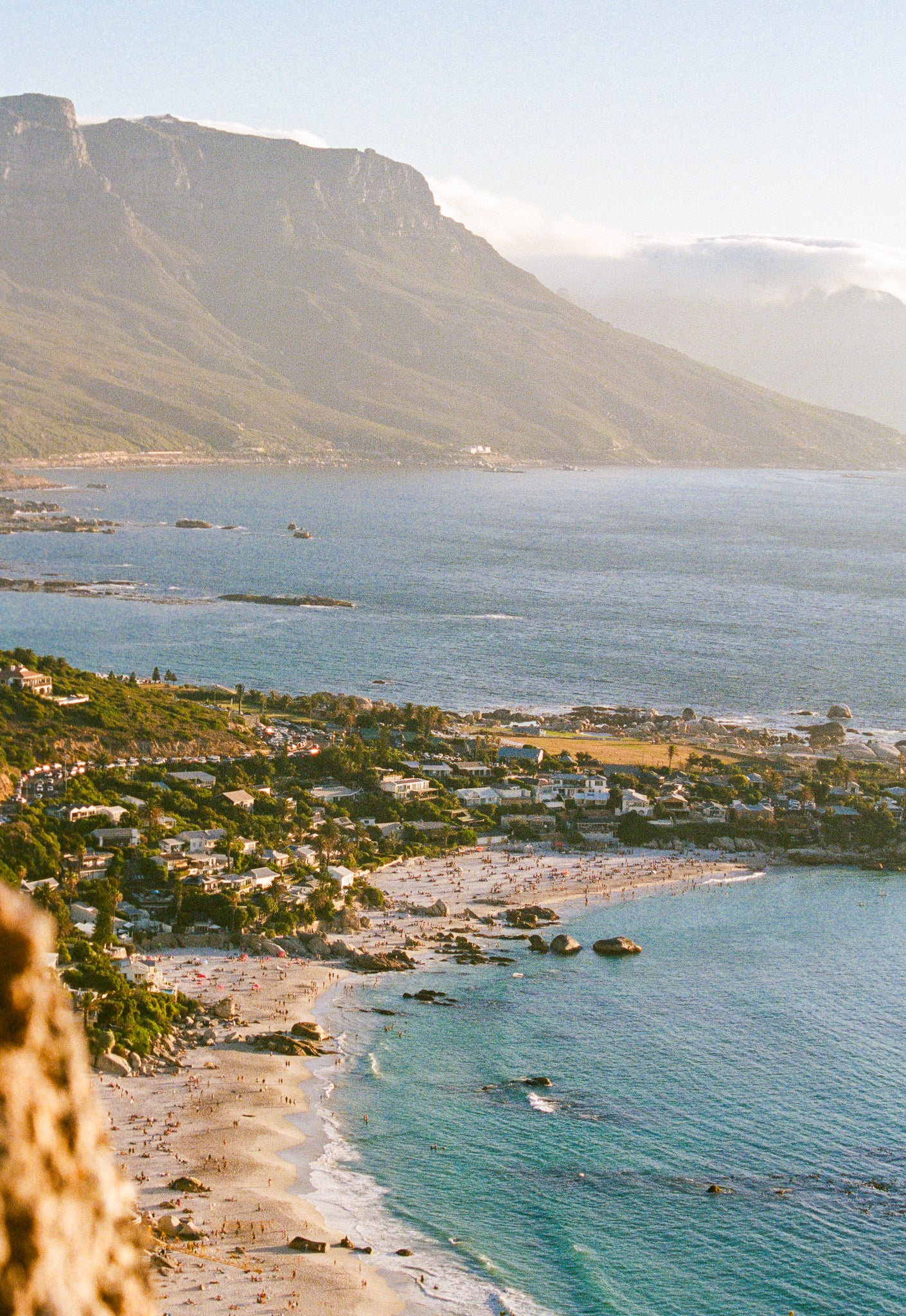 Close-up of Golden Cape 35mm film fine art print photographed in Cape Town.